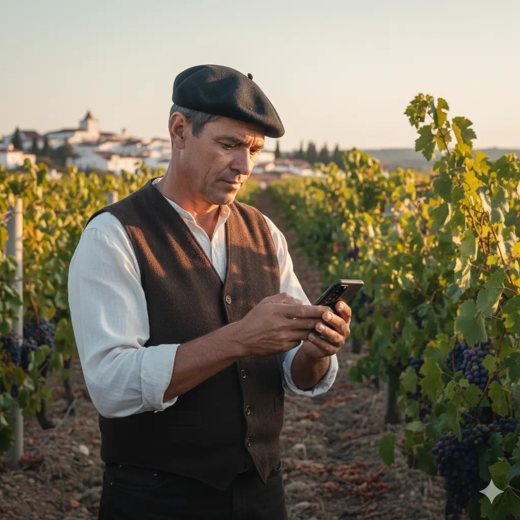 Agricultor em campo